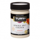 краска акриловая TURY SW-7 Colour для стен и потолков моющаяся 0,4кг крем-брюле, арт.КрВДSW70,4КБ - фото в каталоге Максидом