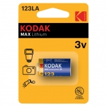 батарейка KODAK CR123 блистер 1шт - фото в каталоге Максидом