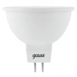 лампа GAUSS MR16 5Вт GU5.3 LED 530Лм 4100K рефлектор - фото в каталоге Максидом