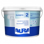 краска в/д AURA Luxpro 2 белая 9л глубокоматовая для стен и потолков, арт.11201 - фото в каталоге Максидом