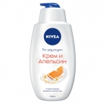 крем-гель для душа NIVEA Крем- апельсин, 750 мл - фото в каталоге Максидом