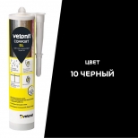 герметик силиконовый Ветонит Комфорт Сил нейтральный 280 мл черный 10, арт.1027423 - фото в каталоге Максидом