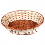 корзинка WALMER Fern 30x23x8см овальная бамбук, папоротник - фото в каталоге Максидом