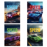 блокнот BG Supercar 40л А6 60 г/кв.м на гребне клетка блокнот BG Supercar 40л А6 60 г/кв.м на гребне клетка - фото в каталоге Максидом
