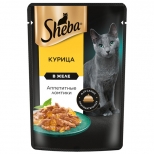 корм для кошек Sheba курица в желе 75г - фото в каталоге Максидом