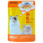 корм для кошек Ме-О Adult тунец и креветки в желе 80г корм для кошек Ме-О Adult тунец и креветки в желе 80г - фото в каталоге Максидом