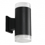 светильник фасадный ARTE LAMP Plautos GX53 2х15Вт IP54 металл черный светильник фасадный ARTE LAMP Plautos GX53 2х15Вт IP54 металл черный - фото в каталоге Максидом
