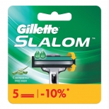 кассеты GILLETTE Slalom Plus 5шт новые - фото в каталоге Максидом