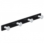 планка с 4-мя крючками Damixa Jupiter алюминий чёрный планка с 4-мя крючками Damixa Jupiter алюминий чёрный - фото в каталоге Максидом
