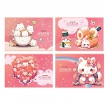 альбом для рисования BG Kawaii 40л А4 100 г/кв.м на скрепке металлизация - фото в каталоге Максидом