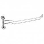 полотенцедержатель поворотный двойной РЫЖИЙ КОТ B0924 металл хром - фото в каталоге Максидом