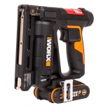 степлер аккумуляторный WORX WX843 20В Li-Ion 1 аккумулятор и ЗУ - фото в каталоге Максидом