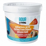 краска в/д  AQUASTRONG для пластика, керамики, стекла полуматовая  1,2 кг белая, арт.4607130866566 - фото в каталоге Максидом