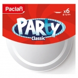 набор тарелок PACLAN Party 6шт 23см пластик белые набор тарелок PACLAN Party 6шт 23см пластик белые - фото в каталоге Максидом