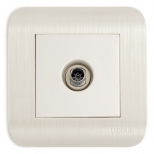 розетка телевизионная LUXAR Deco IP20 белый розетка телевизионная LUXAR Deco IP20 белый - фото в каталоге Максидом