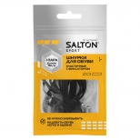 шнурки SALTON Sport 110см полиамид эластичные с фиксатором черные шнурки SALTON Sport 110см полиамид эластичные с фиксатором черные - фото в каталоге Максидом