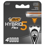 кассеты BIC Flex 5 Hybrid 4шт - фото в каталоге Максидом