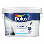 краска в/д DULUX 3D White база BW для стен и потолков 2,5л белая, арт.5701640 - фото в каталоге Максидом