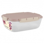 контейнер для продуктов SUGAR&SPICE Barberry 1,8л прямоугольный пластик латте - фото в каталоге Максидом