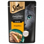 корм для кошек SHEBA паштет с индейкой 75г корм для кошек SHEBA паштет с индейкой 75г - фото в каталоге Максидом