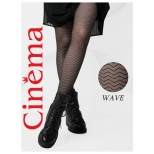 колготки CINEMA Fashion Line Wave 30den nero 2 - фото в каталоге Максидом