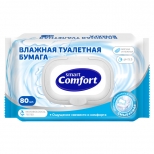 бумага туалетная SMART Comfort влажная водорастворимая с клапаном 80шт - фото в каталоге Максидом