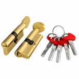 цилиндр ключевой Fuaro Lock d-pro502 70мм 35х35 латунь вертушка - фото в каталоге Максидом