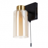 бра ARTE LAMP Leo E14 40Вт металл черный - фото в каталоге Максидом