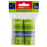 набор сменных блоков для ролика MASTER HOUSE К-ролик для чистки одежды, 10 см, 2х25 слоев - фото в каталоге Максидом