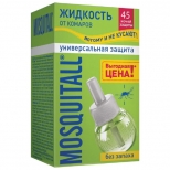 жидкость для фумигатора MOSQUITALL Универсальная защита от комаров 45 ночей - фото в каталоге Максидом