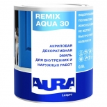 эмаль акриловая AURA LUXPRO REMIX AQUA 30 основа TR 0,9 л, арт.4607003911911 - фото в каталоге Максидом