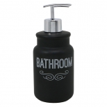 дозатор для жидкого мыла VITARTA Bathroom black керамика пластик черный - фото в каталоге Максидом
