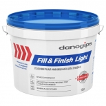 шпатлевка готовая DANOGIPS облегченная Fill&Finish Light 10л, арт.1155 шпатлевка готовая DANOGIPS облегченная Fill&Finish Light 10л, арт.1155 - фото в каталоге Максидом