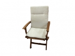 подушка для кресла KINGSBURY 890х440х35мм бежевая полиэстер - фото в каталоге Максидом