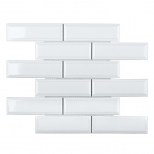мозаика керамическая Metro White 287х295х6,5мм чип 145х45мм мозаика керамическая Metro White 287х295х6,5мм чип 145х45мм - фото в каталоге Максидом