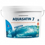 краска в/д PRAGMATIC Aquasatin 7 база А  для стен и потолков 9л белая, арт. 150-406 - фото в каталоге Максидом