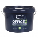 краска акриловая для стен и потолков HUSKY OFFICE 2 суперпрочная база А 2,5л, арт.32224 - фото в каталоге Максидом