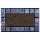 коврик ATTRIBUTE Mosaic Quadro 45х75см резина, полипропилен, синий коврик ATTRIBUTE Mosaic Quadro 45х75см резина, полипропилен, синий - фото в каталоге Максидом
