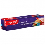 пакеты для продуктов PACLAN 1л 22х18см 45мкм 15шт замок zip-lock - фото в каталоге Максидом