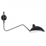 бра ODEON LIGHT WALLI Kerbi 4831/1w E27 1х40Вт черный хром - фото в каталоге Максидом