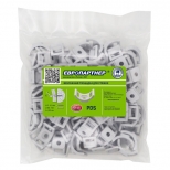 площадка для хомутов нейлоновая 14x25мм серая 100шт - фото в каталоге Максидом