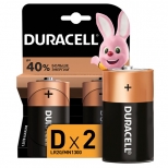 батарейка DURACELL LR20 D блистер 2шт - фото в каталоге Максидом