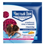 средство от крыс и мышей Чистый Дом гранулы с запахом сыра 125г - фото в каталоге Максидом