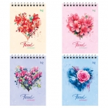 блокнот BG Floral Notebook 40л А6 60 г/кв.м на гребне клетка блокнот BG Floral Notebook 40л А6 60 г/кв.м на гребне клетка - фото в каталоге Максидом