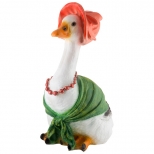 фигура садовая Матушка гусыня белый 47см - фото в каталоге Максидом