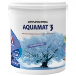 краска в/д PRAGMATIC Aquamat 3 база А для стен и потолков 2,25л белая, арт. 150-410 - фото в каталоге Максидом