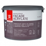 краска акрилатная фасадная TIKKURILA Facade Acrylate база С 9л бесцветная, арт.700012346 - фото в каталоге Максидом