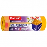 пакеты для мусора PACLAN Draw String 35л 50x66см 15мкм 14шт ароматиз. с завязками желтые - фото в каталоге Максидом