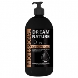 шампунь DREAM NATURE Professional 2в1 c гиалуроновой кислотой и витаминным комплексом 1л - фото в каталоге Максидом