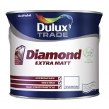 краска в/д DULUX Trade Diamond Extra matt база BW для стен и потолков 2,5л белая, арт.5273934 - фото в каталоге Максидом